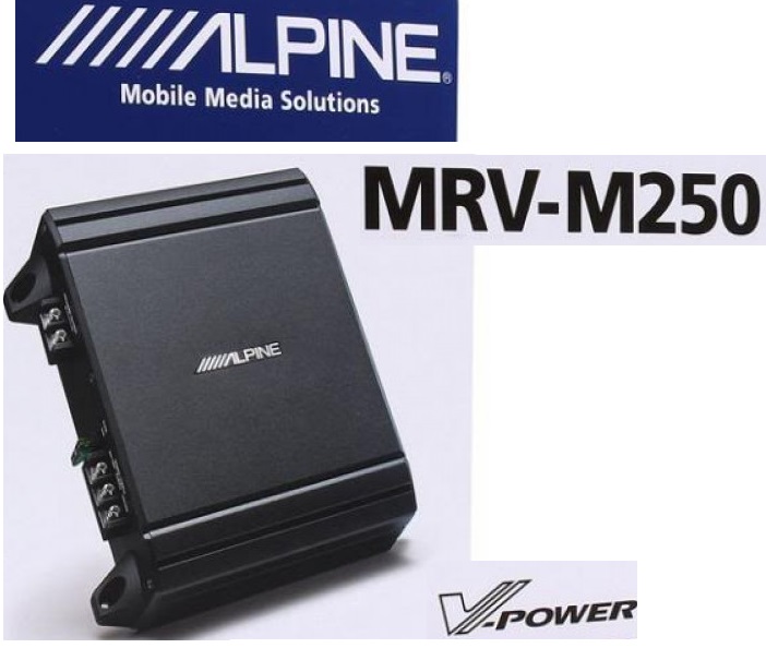 Alpine MRVM250 Digitaler MONOVerstärker 550 Watt Amplifier